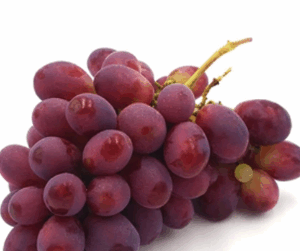 Rote kernlose Trauben