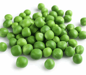 Tiefgekühlte Erbsen