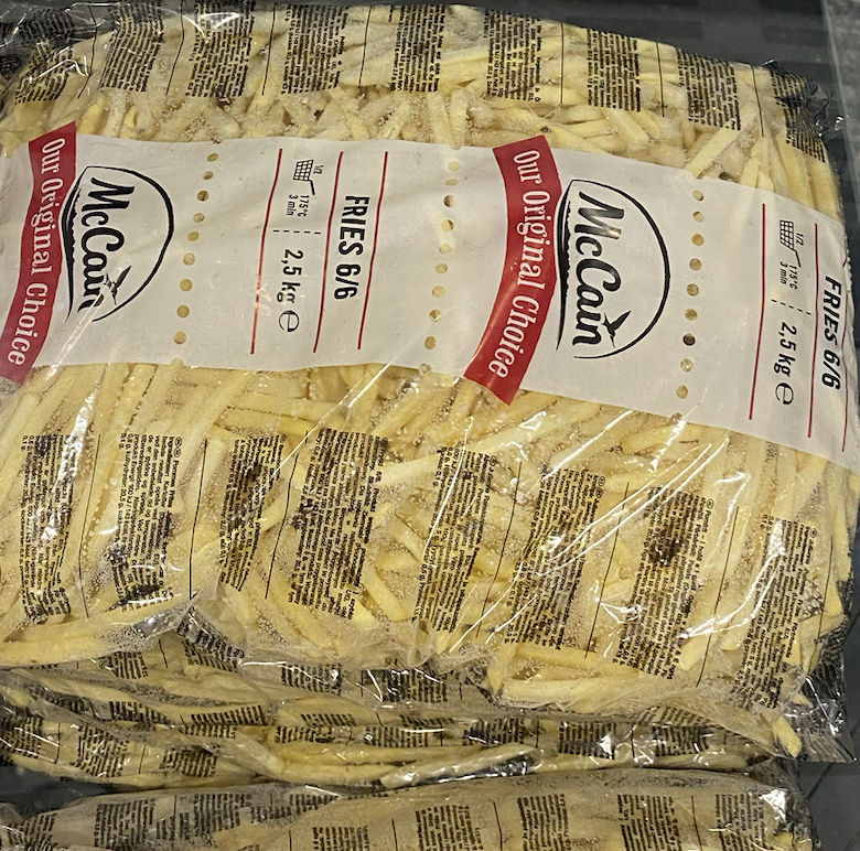 McCain Friese 6/ 6 Pommes (Packung- 2,5 kg)